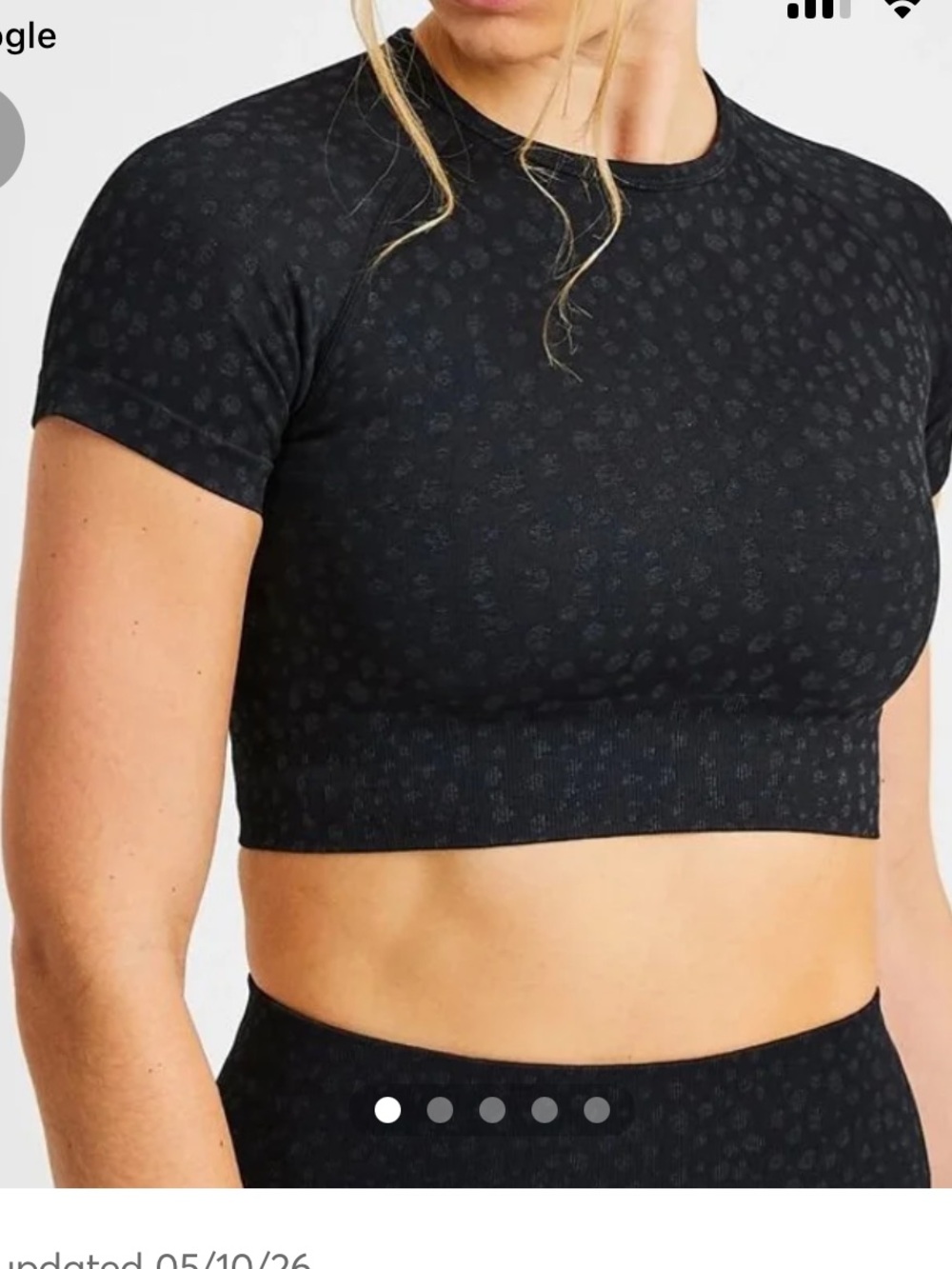 AYBL Seamless Short Sleeve Crop Top